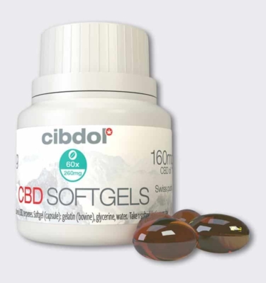 Cibdol 960mg CBD capsules