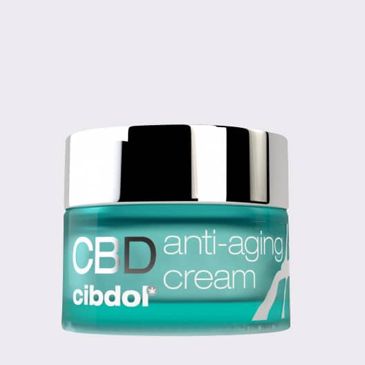 cbd anti aging cream bottle