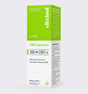 Elixinol Liposome 300 Lime Box