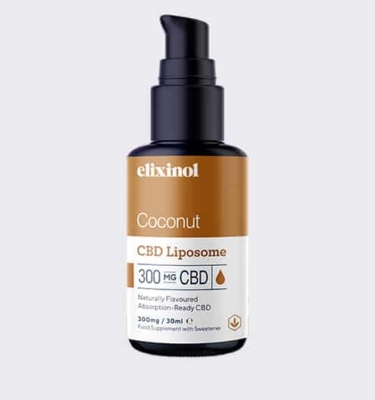 Elixinol Liposome 300 Coconut Bottle
