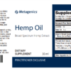 hemp oil Label New