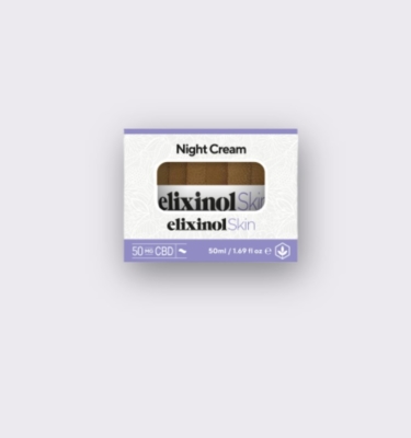 Elixinol Skin night cream box